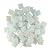 Jennifer's Mosaics White 3/4-Inch Iridized Venetian Style Glass Mosaic Tile, 8-Ounce