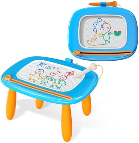 Kikidex Magnetic Drawing Board, Toddler Girl Toys for 1-3 Year Ol...
