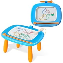 Kikidex Magnetic Drawing Board, Toddler Girl Toys for 1-3 Year Old, Doodle Board Pad Learning and Educational Toys for 1 2