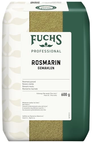 Fuchs Professional - Rosmarin gemahlen | Für Rosmarin-Kartoffeln und Lamm-Gerichte | Profi-Qualität für Großverbraucher | 0 6 kg im recyclebaren Beutel