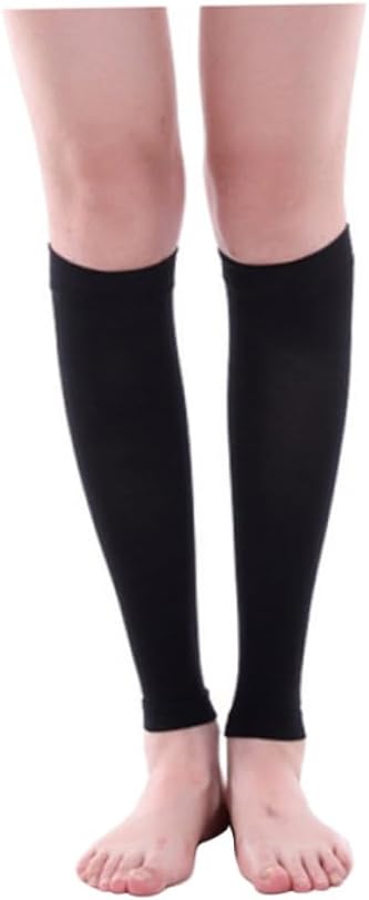 Mobestech 2 Pairs Compression Leggings Women Calf Shaper Elastic Leg Socks Elastic Shaper Women Socks Adult
