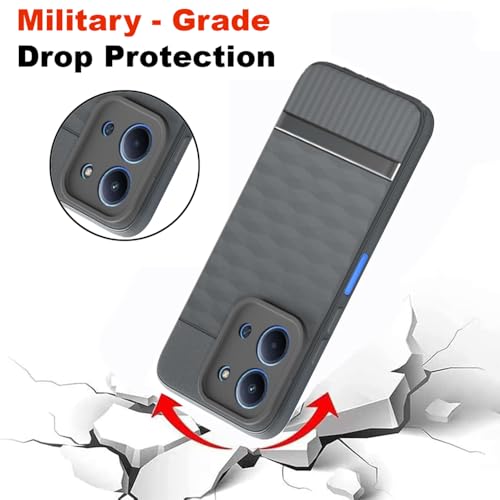 Image of Shockproof Case for Mi Redmi 15C 4G / 15C 5G | Full Camera Protection | TPU Flexible Back Cover for Mi Redmi 15C 4G / 15C 5G (Graphite Grey)