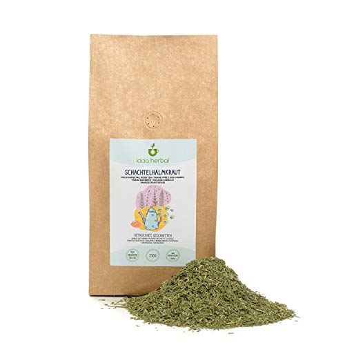 Infusión de cola de caballo (250g), cola de caballo, cola de caballo de campo suavemente secada, té de cola de caballo, 100% natural, té de cola de caballo