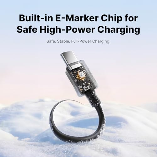 Image of sharge USB C Cable, Type C Charging Cord, 240W Fast Charging Durable for iPhone 17 Series, MacBook Pro, Galaxy S26 Ultra, 5FT