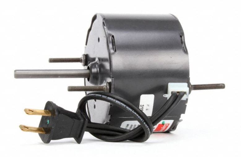 Trasero view of Dayton Electric Motor Model 3M552 showing mounting bolts and electrical connections.