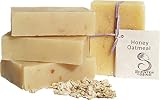 Natural Handmade Soap, Soothing Honey Oatmeal 4-Pack by Scenter of the Mind
