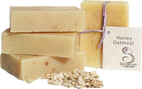 Natural Handmade Soap, Soothing Honey Oatmeal 4-Pack By Scenter Of The Mind #TOP13