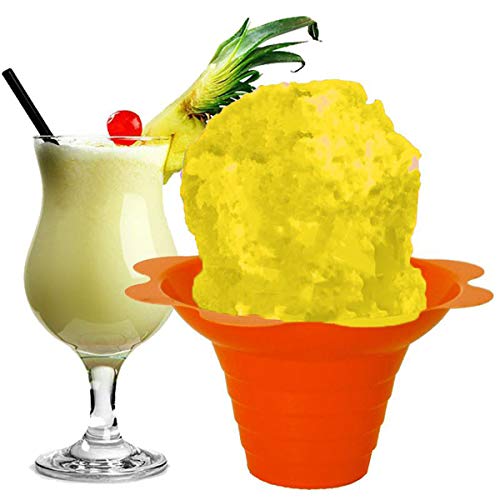 Pina Colada Shaved Ice And Snow Cone Flavor Concentrate 4 Fl Ounce Size (Makes 1 Gallon Of Syrup With Sugar And Water Added) #TOP4