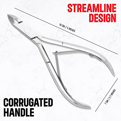 Heavy Duty Toe Nail Clipper Fingernail Thick Nail Cutter Professional Thin Toenail Cuticle Nippers Clippers Long Stainless Steel Ingrown Nail Nipper Podiatry Nailcutter Trimmer Cutters For Women Men #TOP5