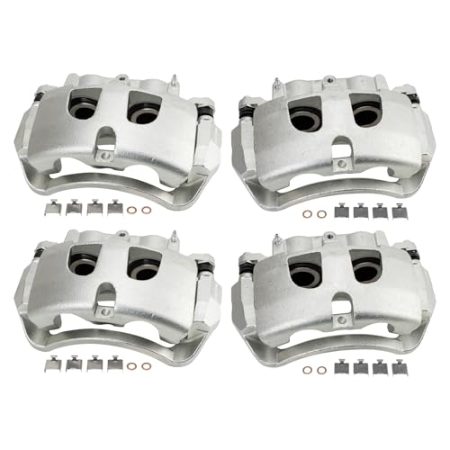 Image of TRQ Brake Caliper Set Compatible with 2008-2010 Dodge Ram 4500, 5500 2011-2020 Ram 4500 5500 Sterling Truck Bullet 45