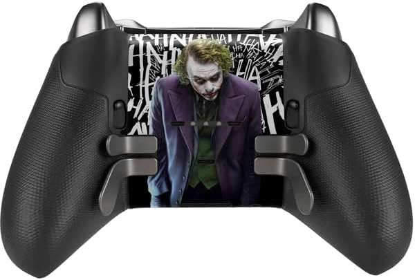 Skinit Decal Gaming Skin Compatible with Xbox Elite Wireless Controller Series 2 - Officially Licensed DC Comics Joker The Dark Knight Design