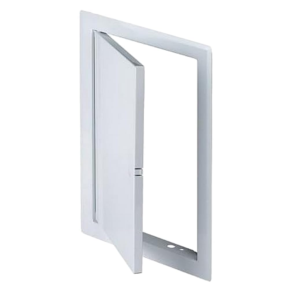 AWENTA Inspection Door Sheet Steel, White, 250 x 300