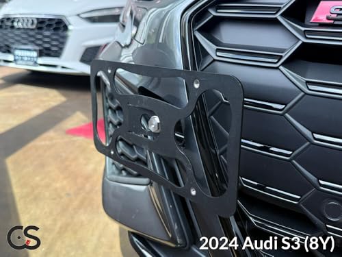 CravenSpeed Platypus License Plate Mount Compatible with Pre-Facelift Audi A3/S3 | 2022-2024 | No Drilling | Installs in Seconds | Made of Stainless Steel & Aluminum | Made in USA by CravenSpeed - Image 5