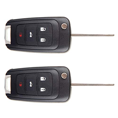 Keyless Entry Remote Key Fob 2010 Fit for Buick Allure 3.0L 2010 Fit for Buick Allure 2.4L 4btn OHT01060512,V2T01060512,13504200,23335583,5912543 Pack of 2
