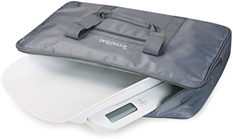 Terraillon Baby Scales Digital Weighing Scales, Weight Stabilization, Tare Function, Detachable Tray, Protective Cover, Precision Accuracy 5g, Capacity 20kg, Newborn & Pet Friendly