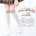 VIKITA 6 Pairs Girls Knee High Socks Silly Tall Boot Cute Animal Dance Funny Socks Gift for 3-12 Years