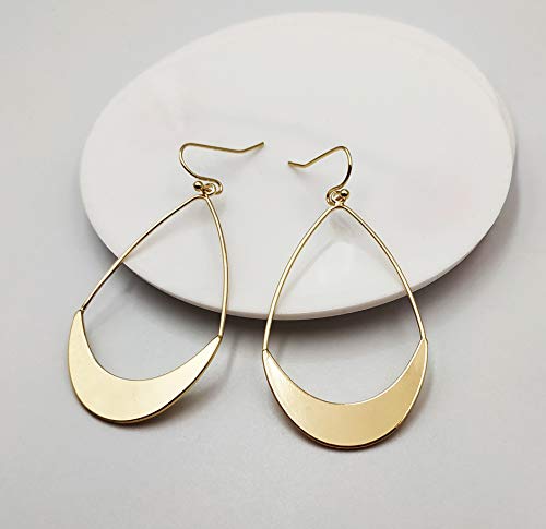 Lightweight Dangle Earrings Simple Earrings Gold Teardrop Earrings For Women #TOP3