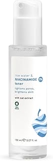 Tónico facial de agua de arroz y niacinamida ...