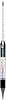 Thomas Brix Non-Mercury Thermo-Hydrometer, 0 to 50 degree C, 0 to 12 Brix Range, 15 Length