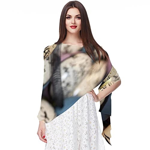 Foulard en mousseline de soie femme finitions soignées motif œufs