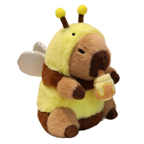 Juguete Capybara Plush - Lindo Juguete De Peluche De Peluche Capybara | Almohada Decorativa De Lanzamiento Decorativo Huggable | Buddy De Mascota Suave Adorable Decoración Del Hogar | Juguetes Para Re
