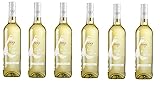 6 Flaschen Gosch Sylt Insel Brise Blanc de Blanc Weißwein QbA trocken a 750ml 11% Vol.