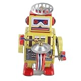Mtlavishness Robot de Cuerda de Juguete Hecho a Mano, Interesante Movimiento Asombroso con Manos oscilantes y acción de