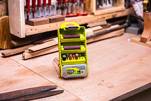Ryobi RARSGK-27 27PC Sanding & Grinding Kit (27 Piece), Green, 27 pcs - Image 3