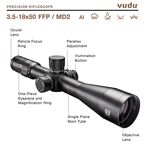 Eotech Vudu 3.5-18X50Mm Precision Rifle Scope #TOP1