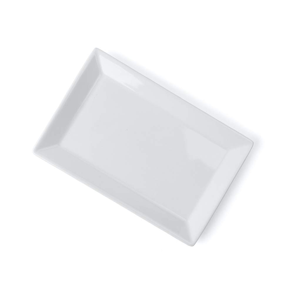 Holst PorzellanYH 2075 Porcelain Rectangular Plate YoYo Hong Kong, White, 20 x 13 x 1.3 cm, Pack of 2