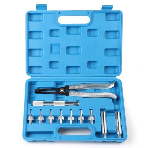 DBREAKS Outils de Montage et Démontage de Joint de Soupape, Kit de Démontage et D'installation de Joint de Valve avec Adaptateurs