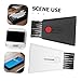 DOITOOL 2pcs Telescopic Cleaning Brush Kit Multi Use Phone Monitor Screen Retractable Brush for Laptops Keyboards Cameras Versatile Electronics Maintenance Tool