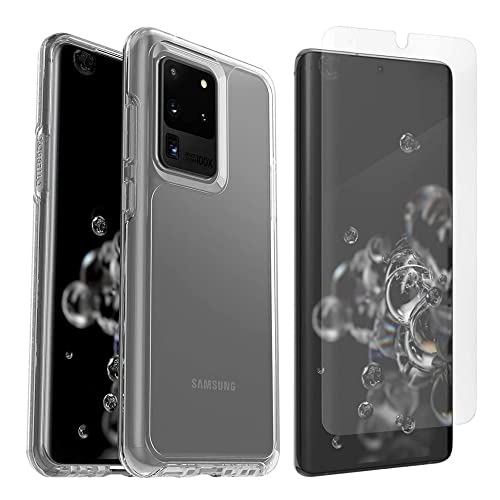 Coque Galaxy S20 Ultra OtterBox Symmetry transparente avec son film protecteur d'écran