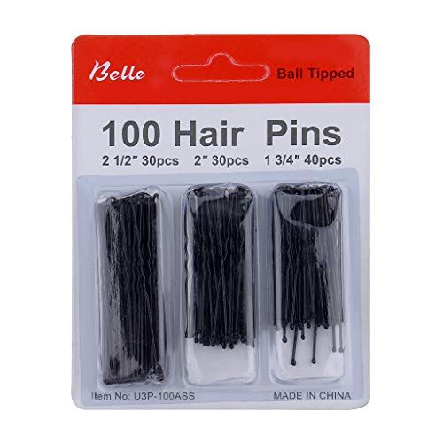 Size Barrette Hairpins U-Shaped Hair Waved Salon 100Pc Pin 3 Black Clip Accessory Headbands Sports #TOP4