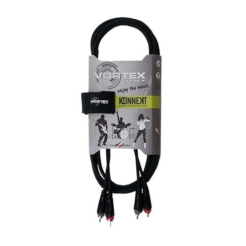 Vortex Italy Kkyf200 Cavo Audio 2 X Rca Maschio - 2 X Rca Maschio 2 Metri