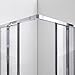 DreamLine Cornerview 34 1/2 in. D x 34 1/2 in. W x 72 in. H Framed Sliding Shower Enclosure in Chrome, SHEN-8134340-01