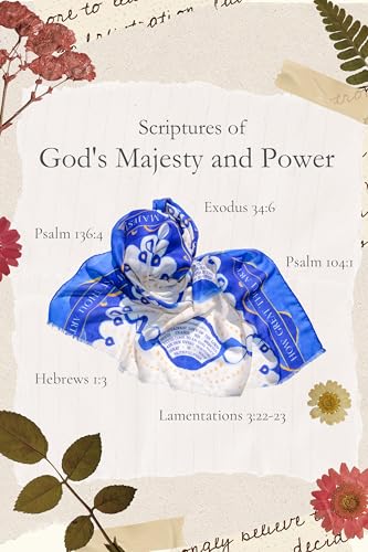 How Great Thou Art Christian Prayer Shawl for Women - Soft, Lightweight Biblical Gift Prayer Scarf for Worship, Praise4