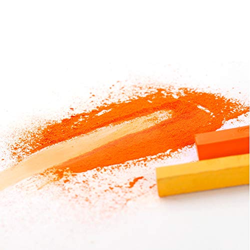 Loijon Praça Pastel Set 12/24/36/48 Cores Pastel Seco Macio Artista Giz Pastel Varas Não Tóxico para