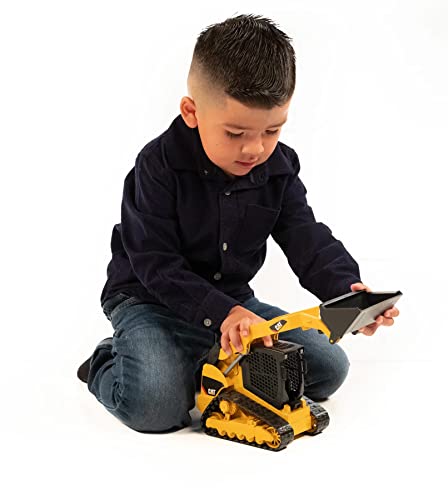 image for Bruder Toys - Construction Realistic CAT Compact Track Loader with Adj