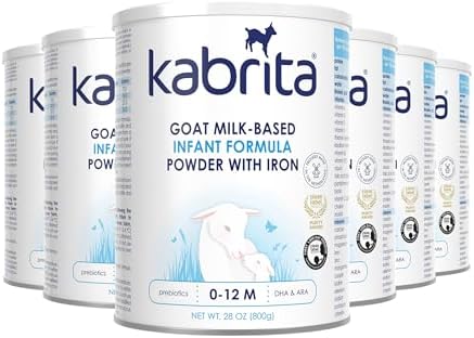 Kabrita Goat Milk Infant Formula Powder, Gentle Digestion, 28 oz, Pack of 6