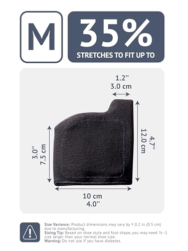 Brison Metatarsal Pads Ball of Foot Cushion for Men and Women - Gel Foot Cushions for Pain Relief Morton’s Neuroma Metatarsalgia Sesamoiditis Calluses - 1 Pair Black Medium