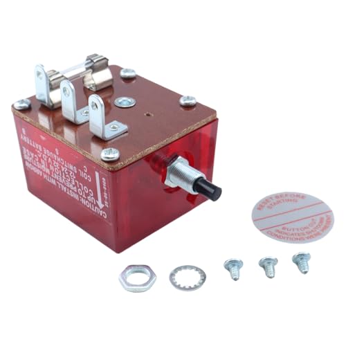 ZTUOAUMA Push Button Magnetic Switch 25700071 117 Compatible with Murphy Switchgage Panels for Bandit Chipper Marine Diesel Generator Engines Shutdown Devices and Distributor Ignition