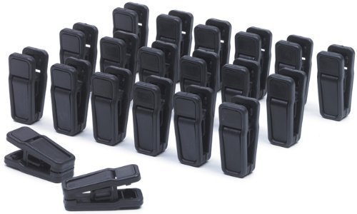 Allove Huggable Ultra Slim Finger Clips Set of (20) (Black)(ALLOVE1410)