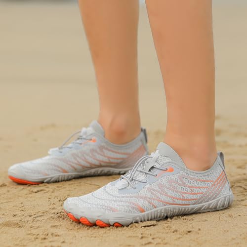 Hiking Barefoot Shoes for Women Men Wide Toe Box Beach Aqua Swim Surf Walking Shoe Healthy Non-Slip Breathable Water Resistant Hike & Quick Dry Socks ShoesWide Running Boots Sneakers4