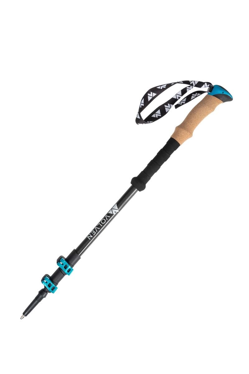 Kije trekkingowe Adventure Carbon - Niebieski