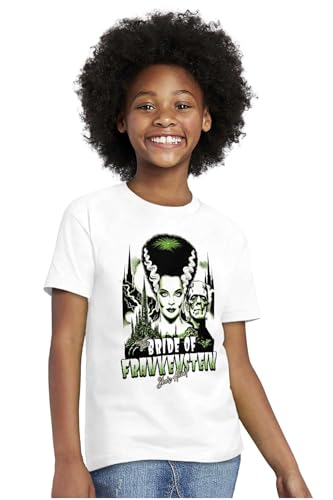 Bride of Frankenstein Movie Poster Girls Kids T Shirt Tees4