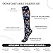 Supdreamc Cute Comfortable Socks for Adults Fire Flaming Bird Wings, Fashion Compression Knee High for Daily Wear Outdoor Running Hiking Sports Gifts