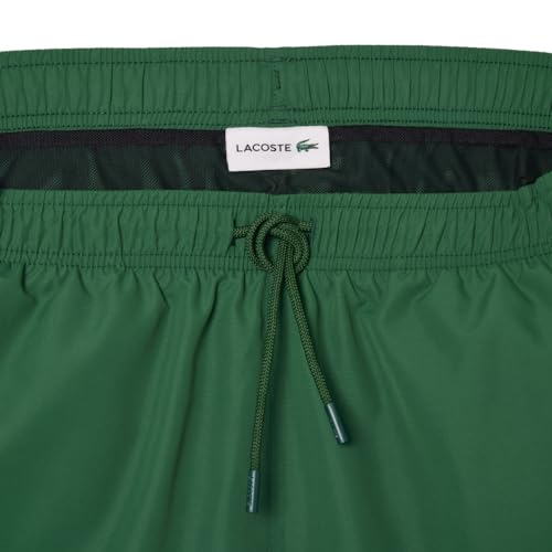 Image of Lacoste Men's Croc Print Swim Trunks