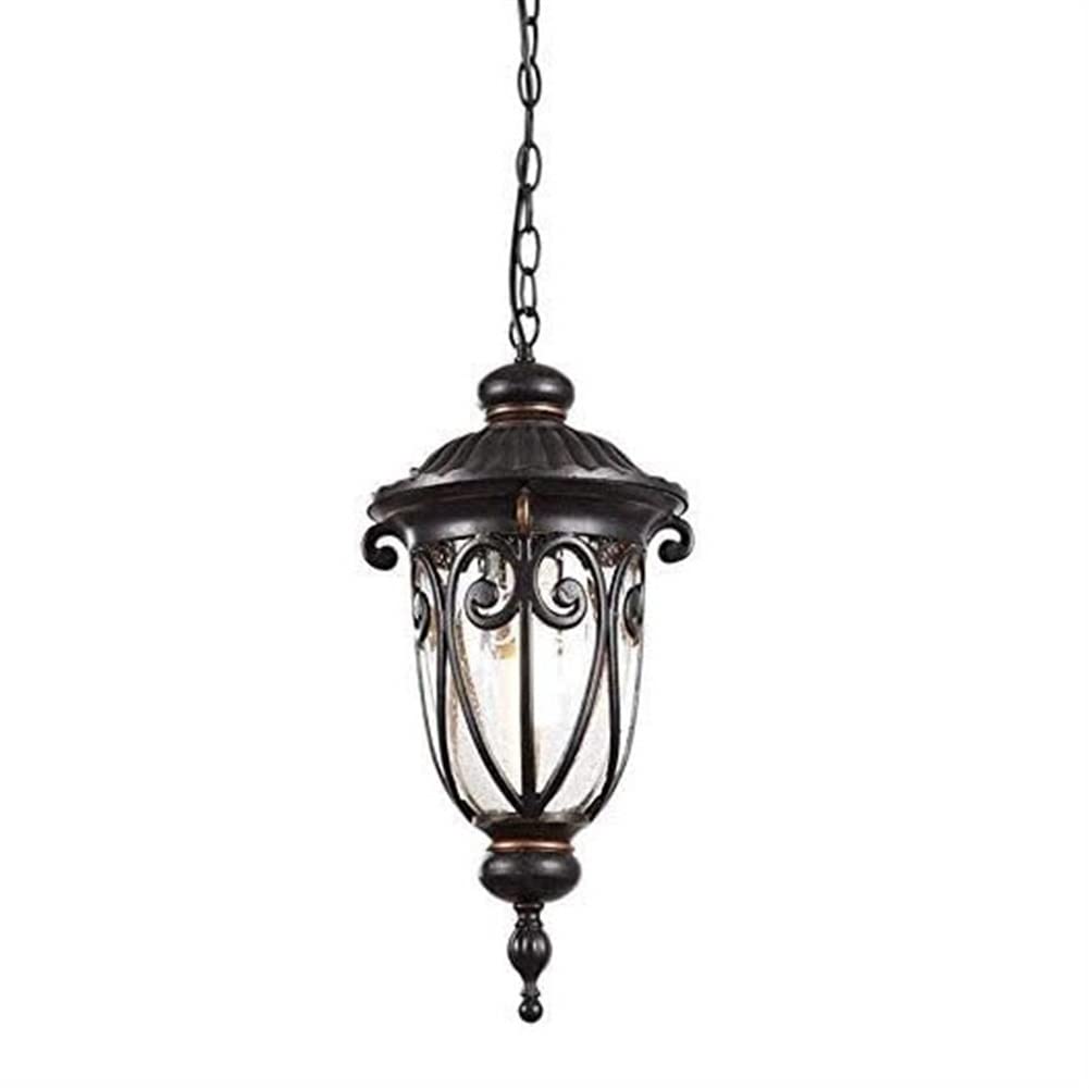 WEYIMVTO Outdoor Pendant Lights, E27 Gazebo Balcony Porch V-intage Chandelier Lighting