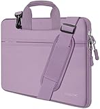 【Fantastique matériau imperméable】 Ce sac à bandoulière pour ordinateur portable avec un matériau hydrofuge empêche efficacement l'eau et les taches. Ne vous inquiétez pas de la bruine ou d'une boisson renversée.